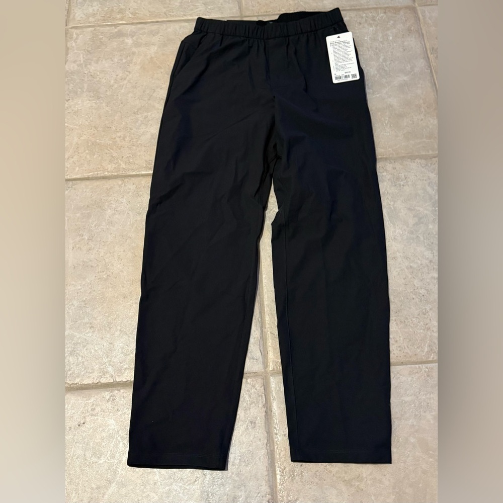 Lululemon ABC Warpstreme Pull-On Pant Men’s Medium Obsidian Relaxed Tapered Fit - Picture 6 of 11